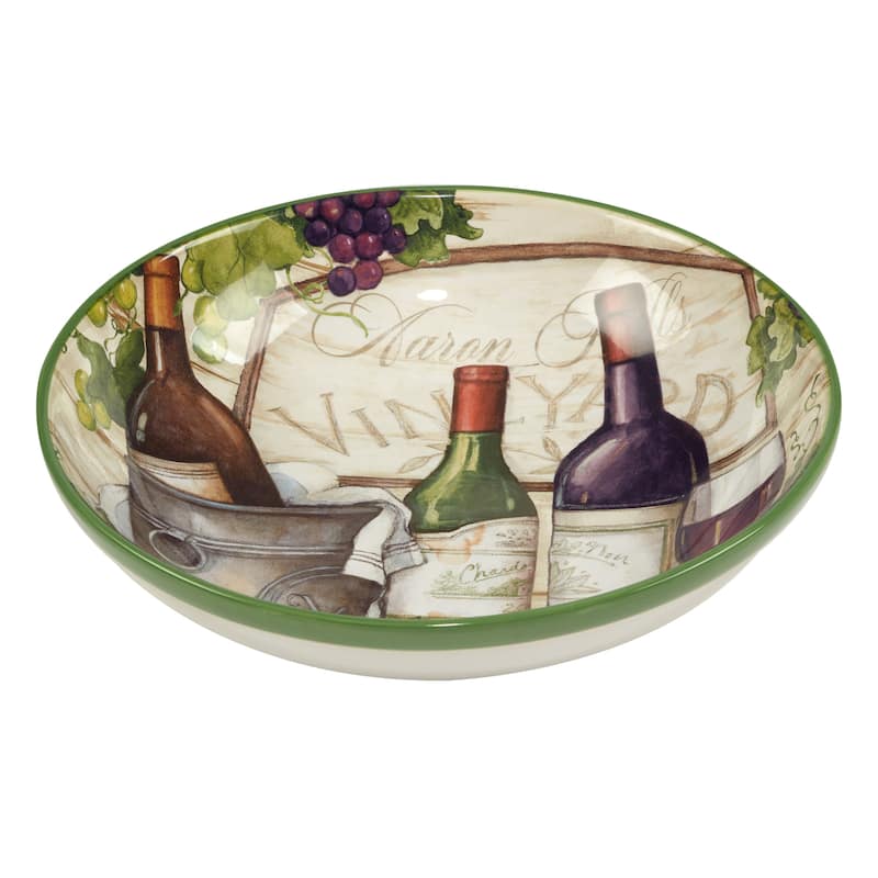 Certified International Meadow Brook 128 oz. Serving/Pasta Bowl 13" x 3" - 128 Oz.