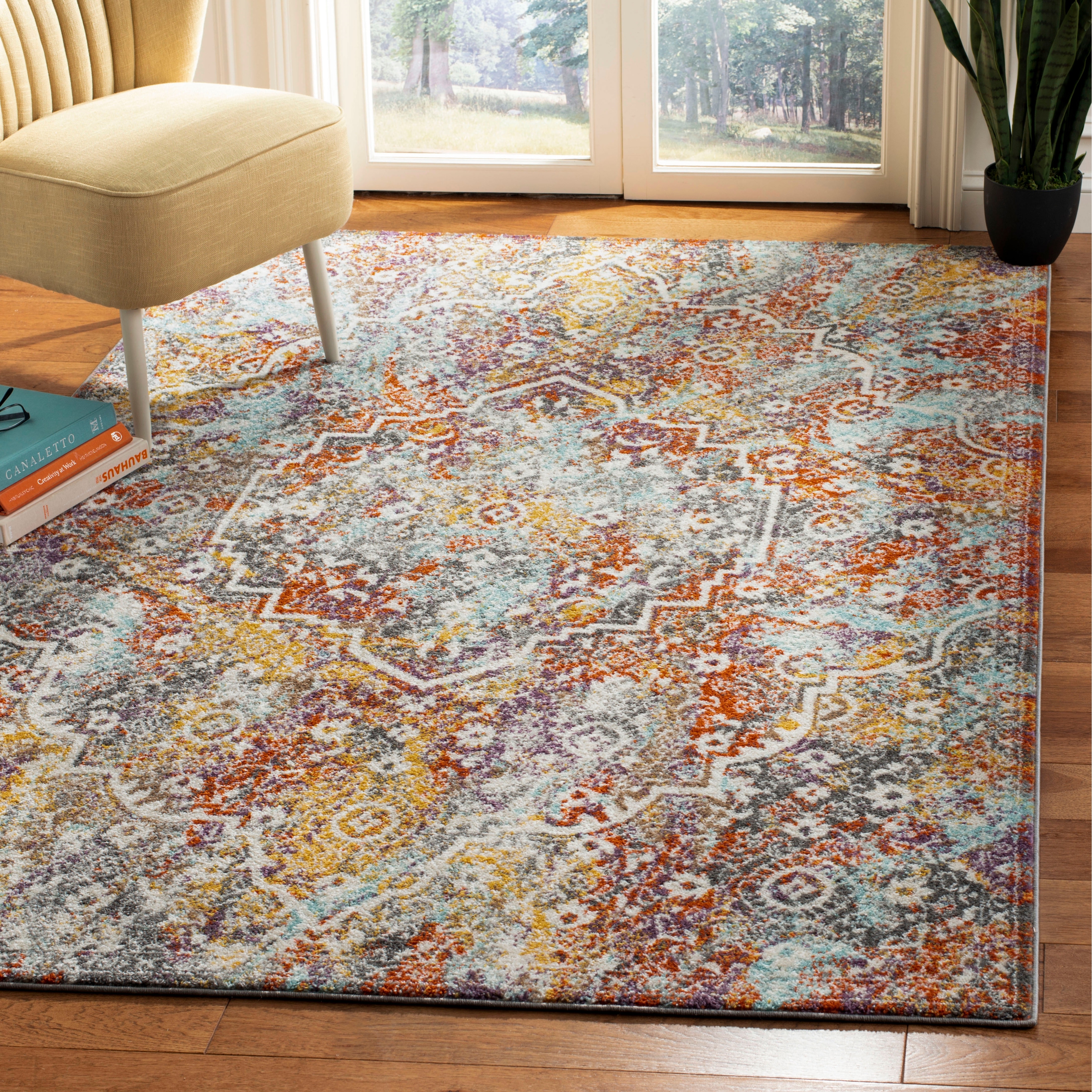 SAFAVIEH Madison Shirlee Vintage Boho Oriental Rug