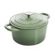 preview thumbnail 1 of 3, Crock Pot Artisan 5-Quart Cast Iron Dutch Oven Green