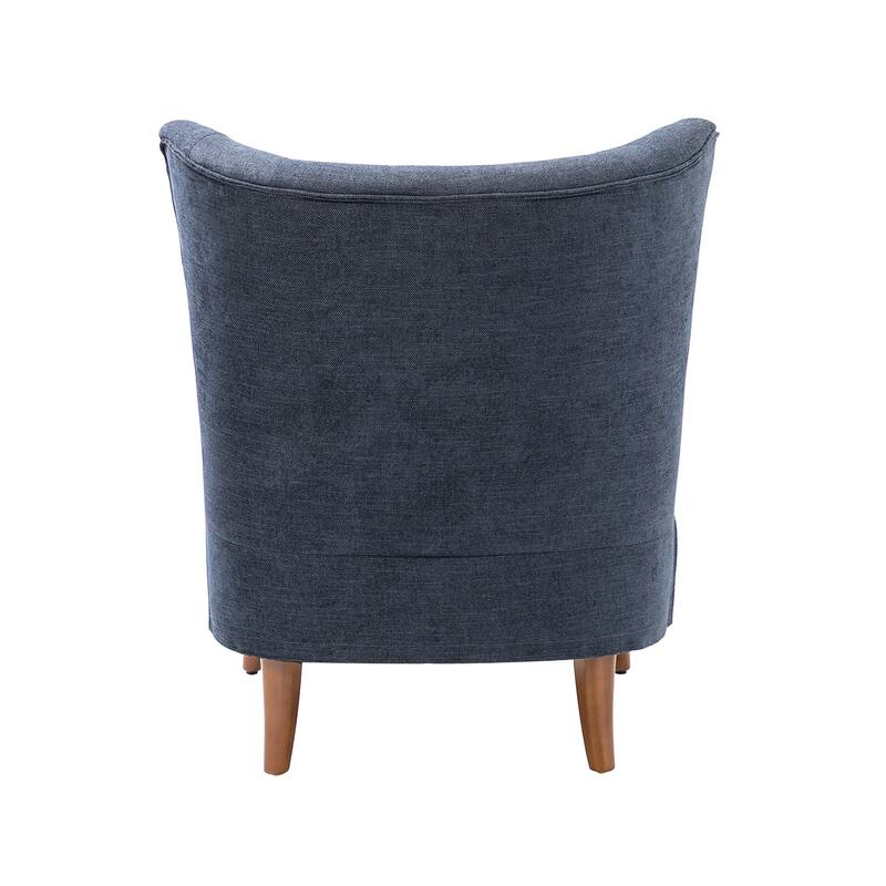 Alpheus Accent Armchair with Tufted Back Set of 2 by HULALA HOME