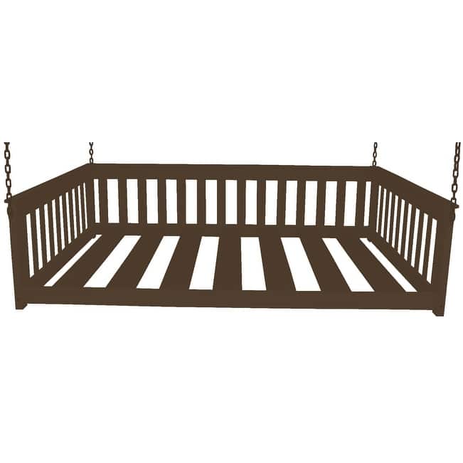 Pine Full Mission Hanging Daybed with Chain