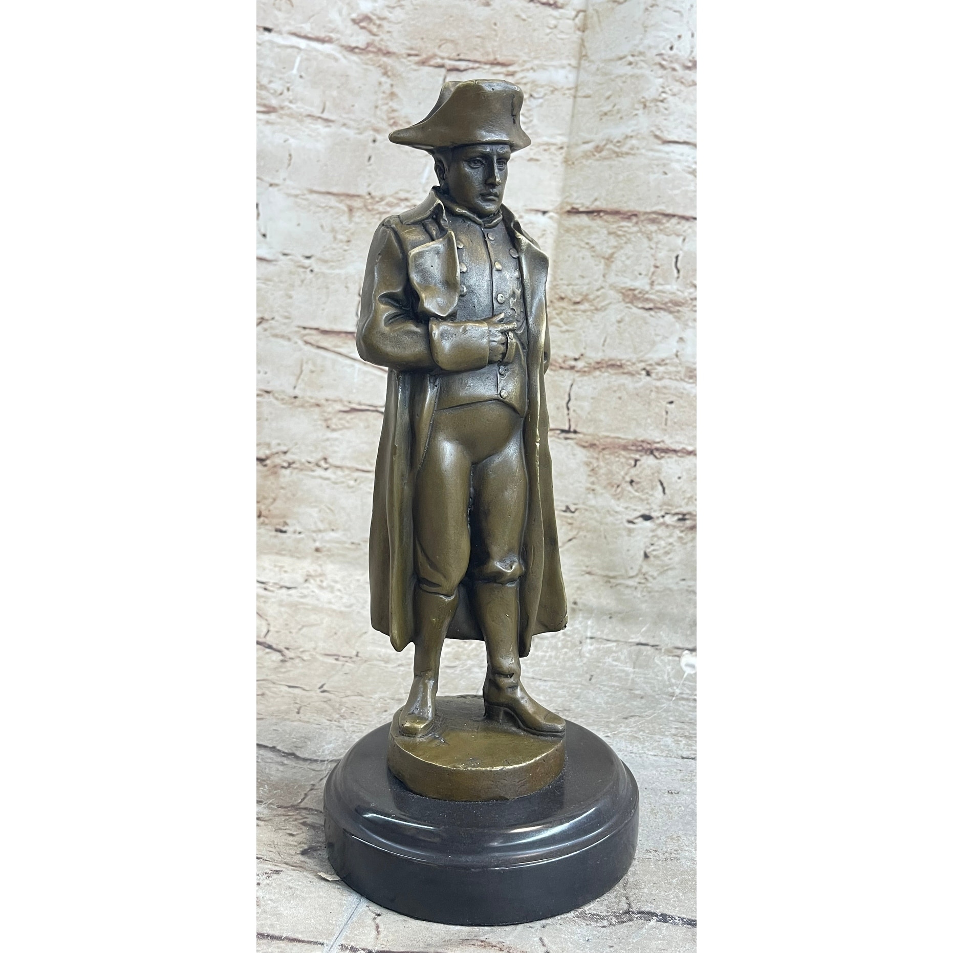 Napoleon Bronze Statue Sculpture Figure Signed Milo French Decor 11 Inches X 5 Inches