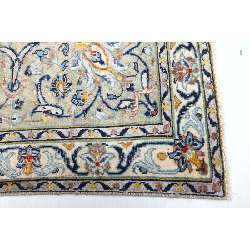ECARPETGALLERY Hand-knotted Antalya Vintage Sage Wool Rug - 9'11 x 13'1