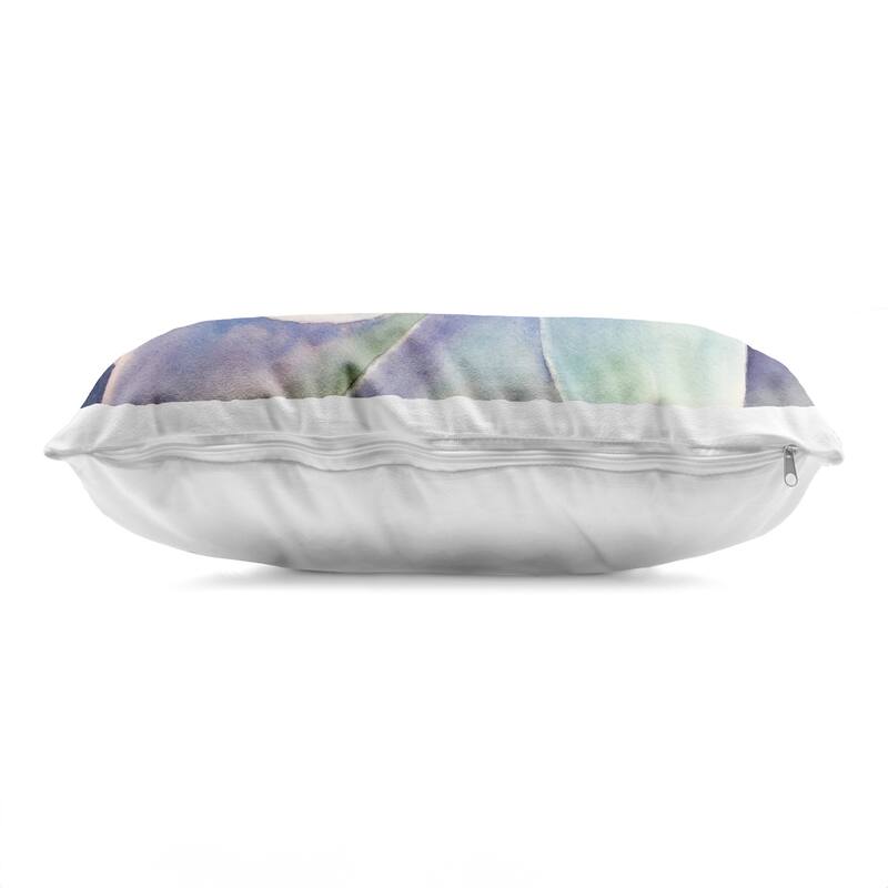 Stupell Cool Toned Succulent Leaves Decorative Printed Throw Pillow Design by Stephanie Fielden
