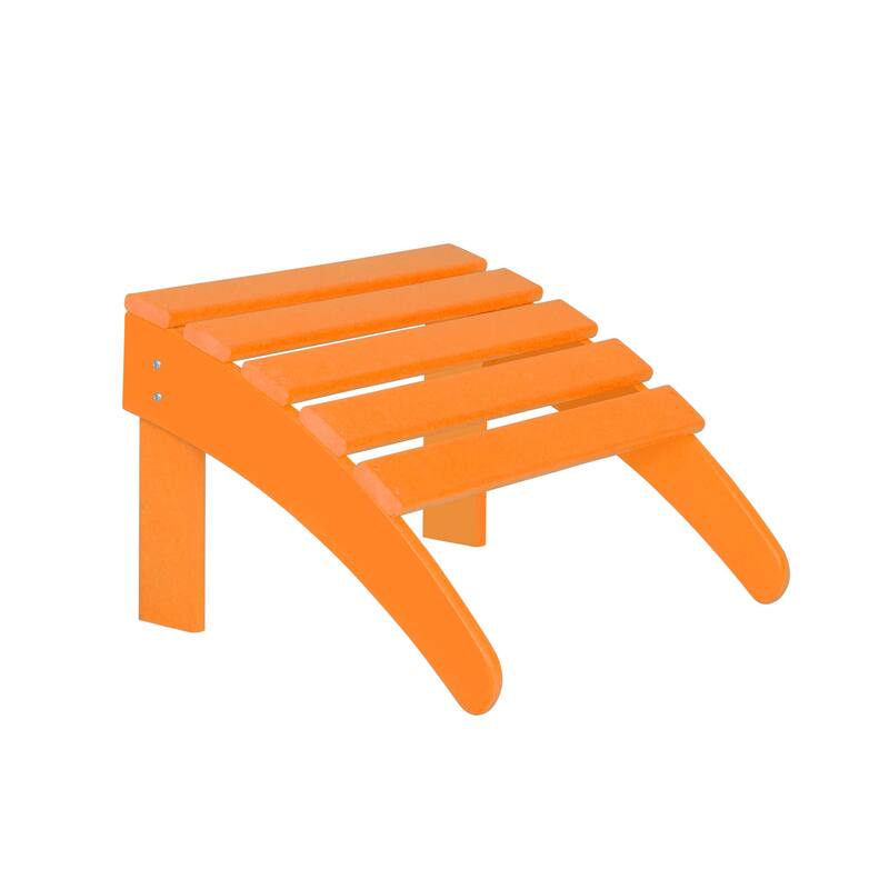 Shoreside Modern 12-Piece Folding Adirondack Chair With Ottoman And Side Table