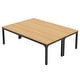 preview thumbnail 5 of 65, 6.5FT Conference Meeting Seminar Business Table Set for 8-12 Person (Set of 2)