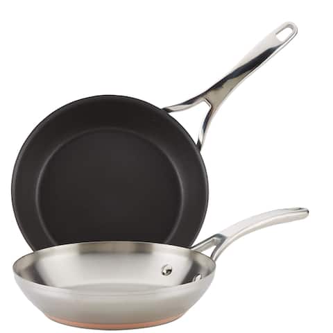 Anolon Nouvelle Copper Mixed Metals Skillet Set, 2-pc