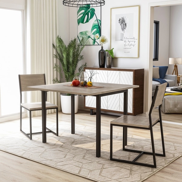 Copper Grove Melnik 3-piece Two-tone Dining Table Set. Opens flyout.