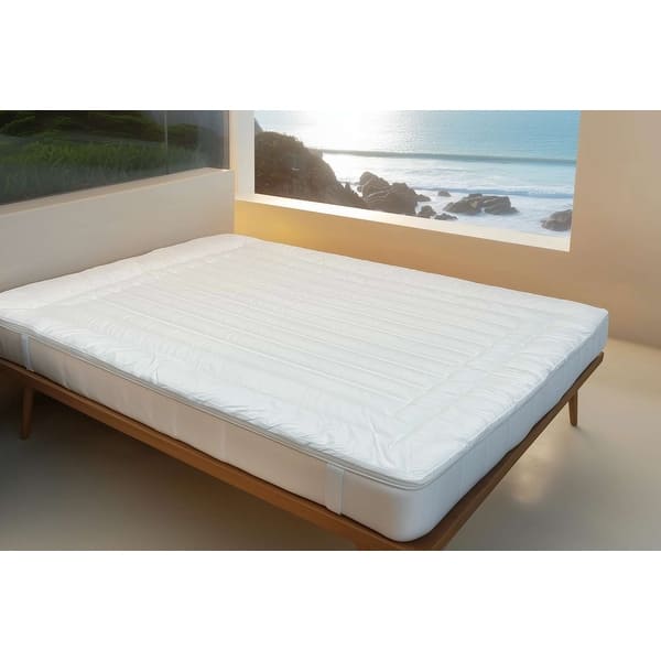slide 2 of 4, Sleep & Beyond Washable myPad Wool Mattress Pad