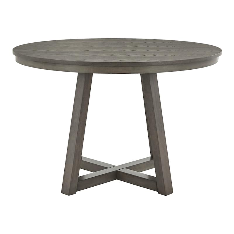 Harstad 47" Wood Finish Fixed Top Round Dining Set by iNSPIRE Q Modern