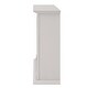 preview thumbnail 17 of 26, SEI Furniture Chase Contemporary Grey Wood Electric Fireplace