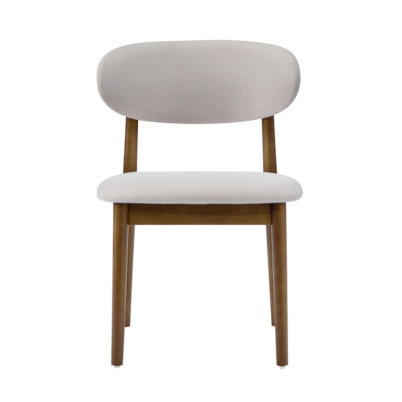 Christopher Knight Home - Callen Dining Set with Beige Upholstered Side Chairs & Matching Table
