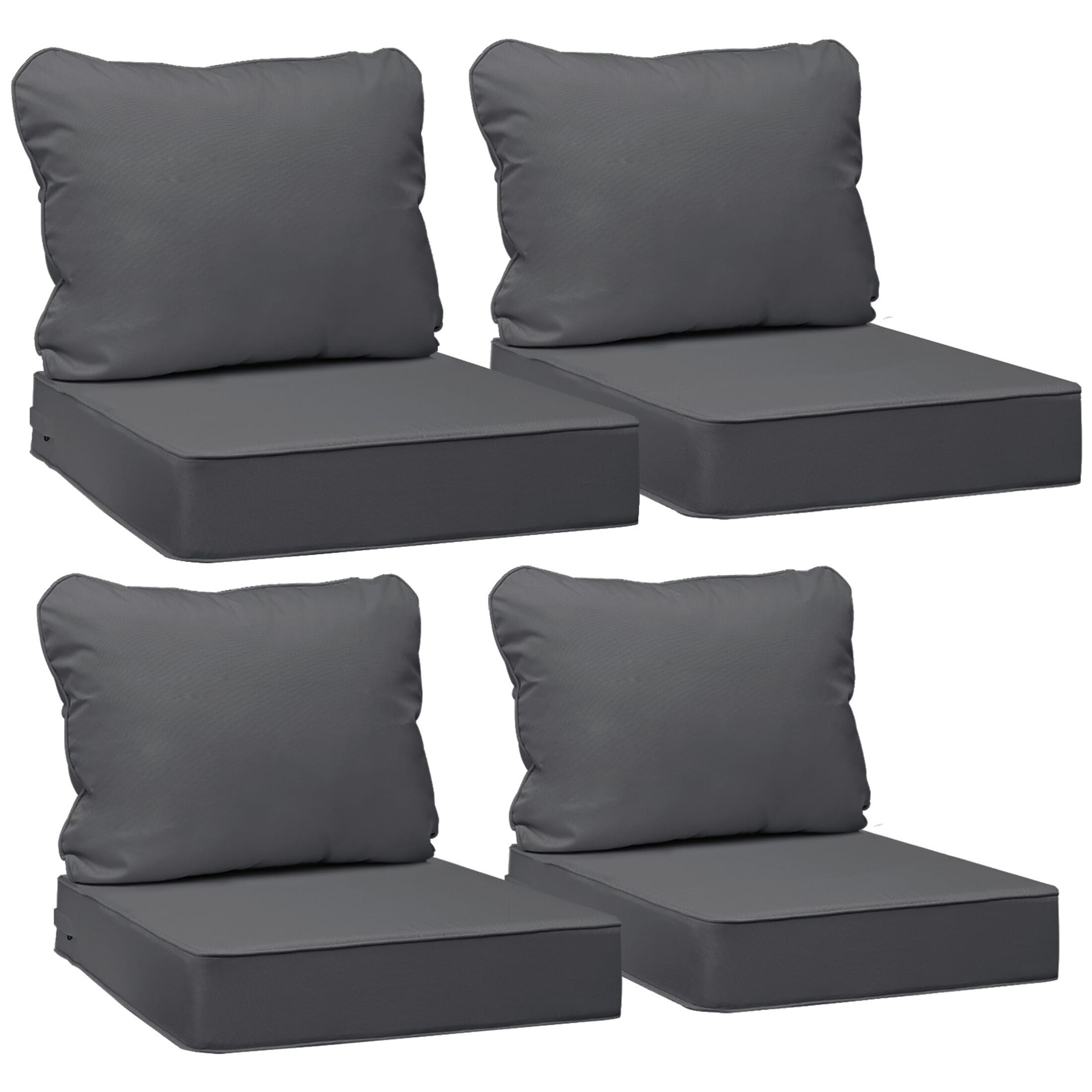 Waterproof Outdoor Deep Seat Cushion Set for Patio Furniture and Chairs