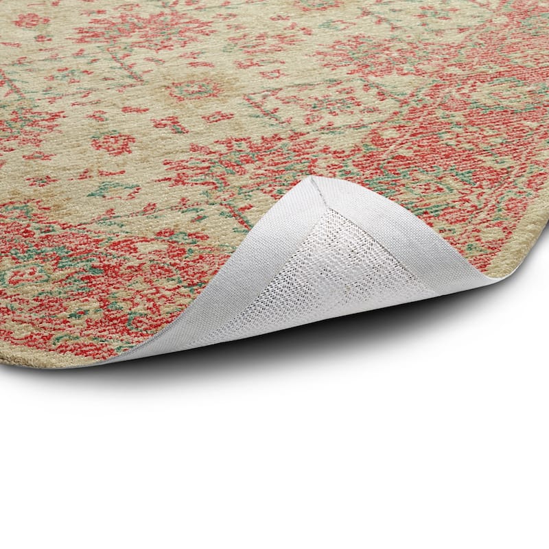 Indoor/Outdoor Hand-Tufted Robinson Teal Polyester Rug (4'0 x 6'0)