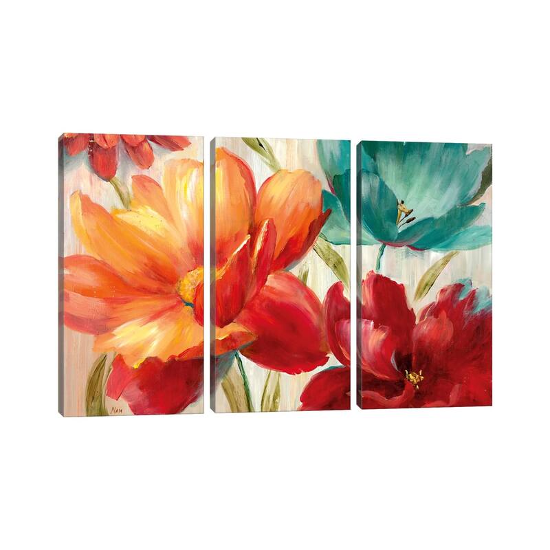 iCanvas "Avalon Garden" by Nan 3-Piece Canvas Wall Art Set