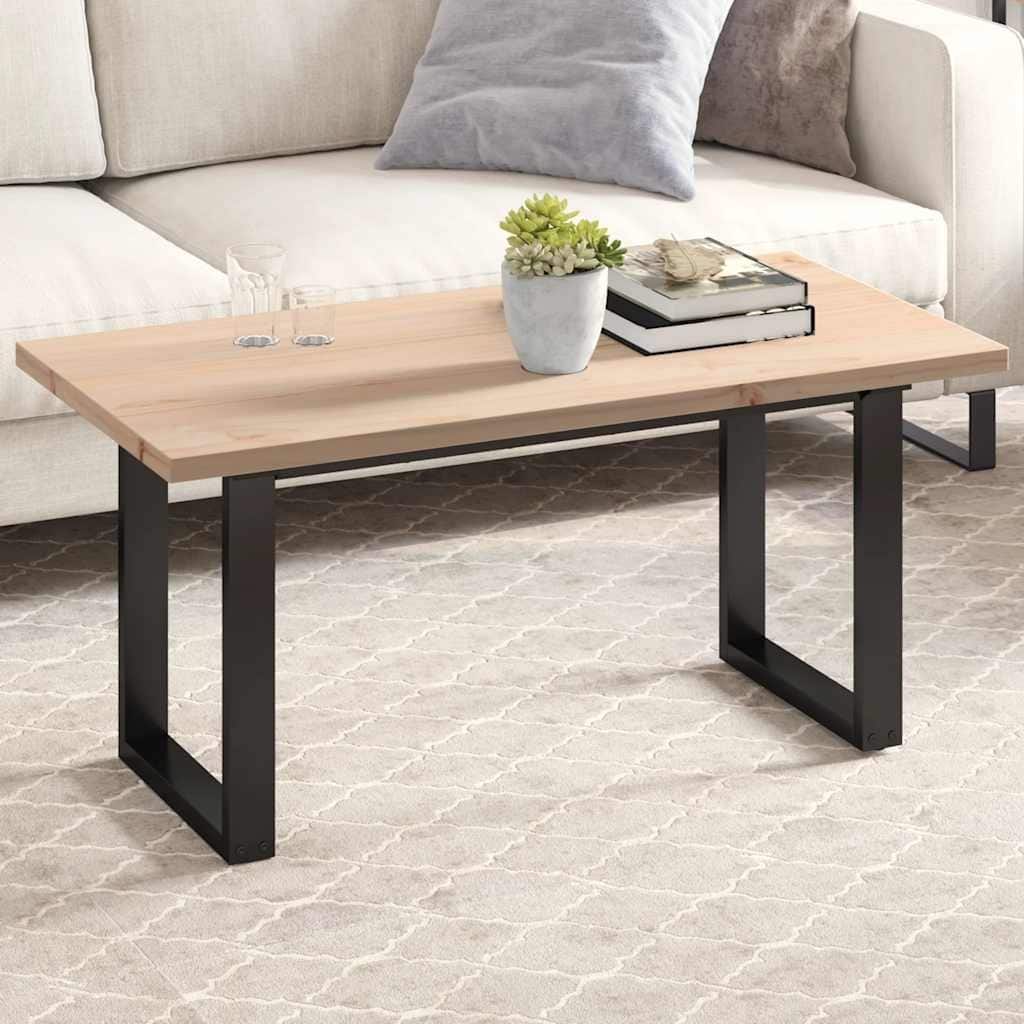 vidaXL Table Top Natural Wood Solid Pine Wood