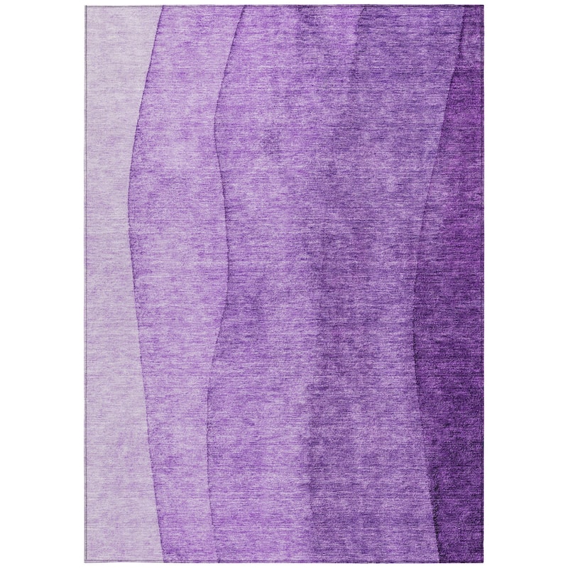 HomeRoots Ombre Transitional Rectangle Outdoor Rug