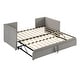 preview thumbnail 4 of 33, Twin Size Extendable Daybed, Twin to King Size Extend Daybed