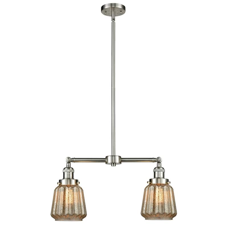 Innovations Lighting Chatham 2 Light 21" Wide Linear Chandelier