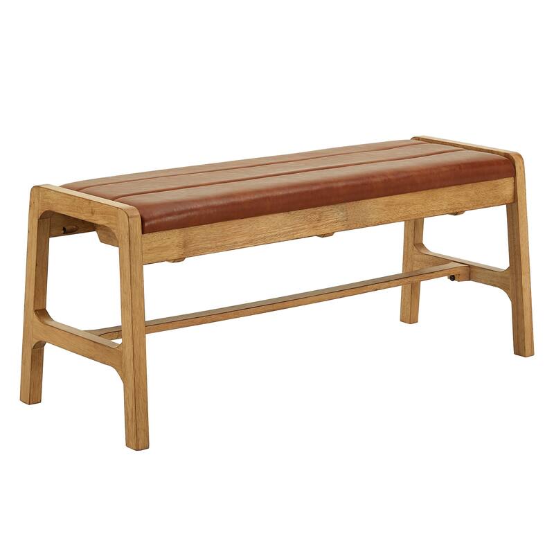 Pitea Scandinavian Wood Finish Bench by iNSPIRE Q Modern