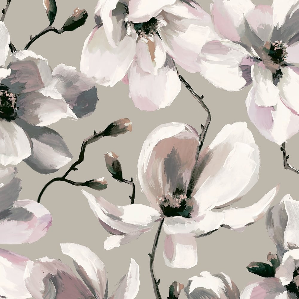 Galerie Wallcoverings Flora Cherry Blossoms Vinyl on Non-woven Matte Wallpaper Roll