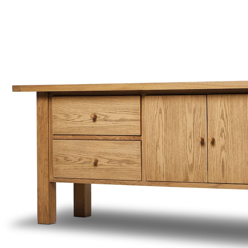 Pratt Media Console-Natural Light Oak