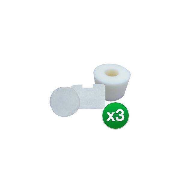 Replacement Vacuum Filter for Shark F657 / Foam & Felt Filter (3 Pack