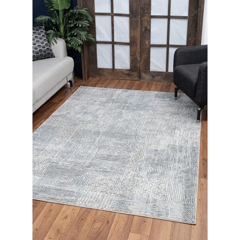 Elegance GC_CNC6009 Blue Area Rug