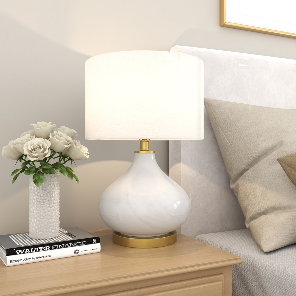 Acroma Ceramic Table Lamp - 1-light