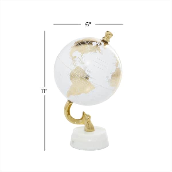 dimension image slide 1 of 2, Aluminum Coastal Globe