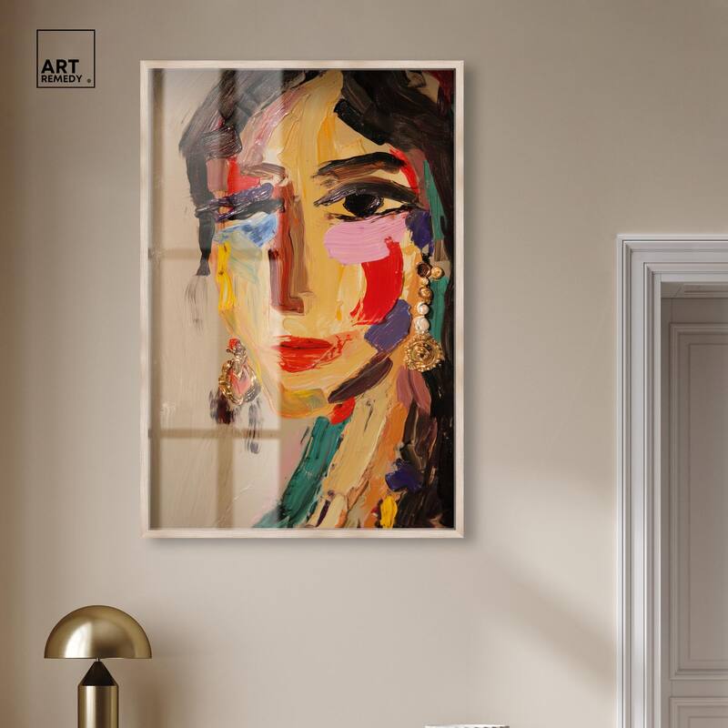 Colorful Expression II Shadowbox by Art Remedy