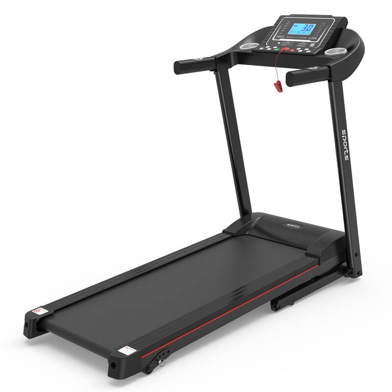 Smart Foldable Treadmill Walking Jogging Treadmill with 12 Programs & 4 Incline, Home Electric Walking Running Treadmill w/App