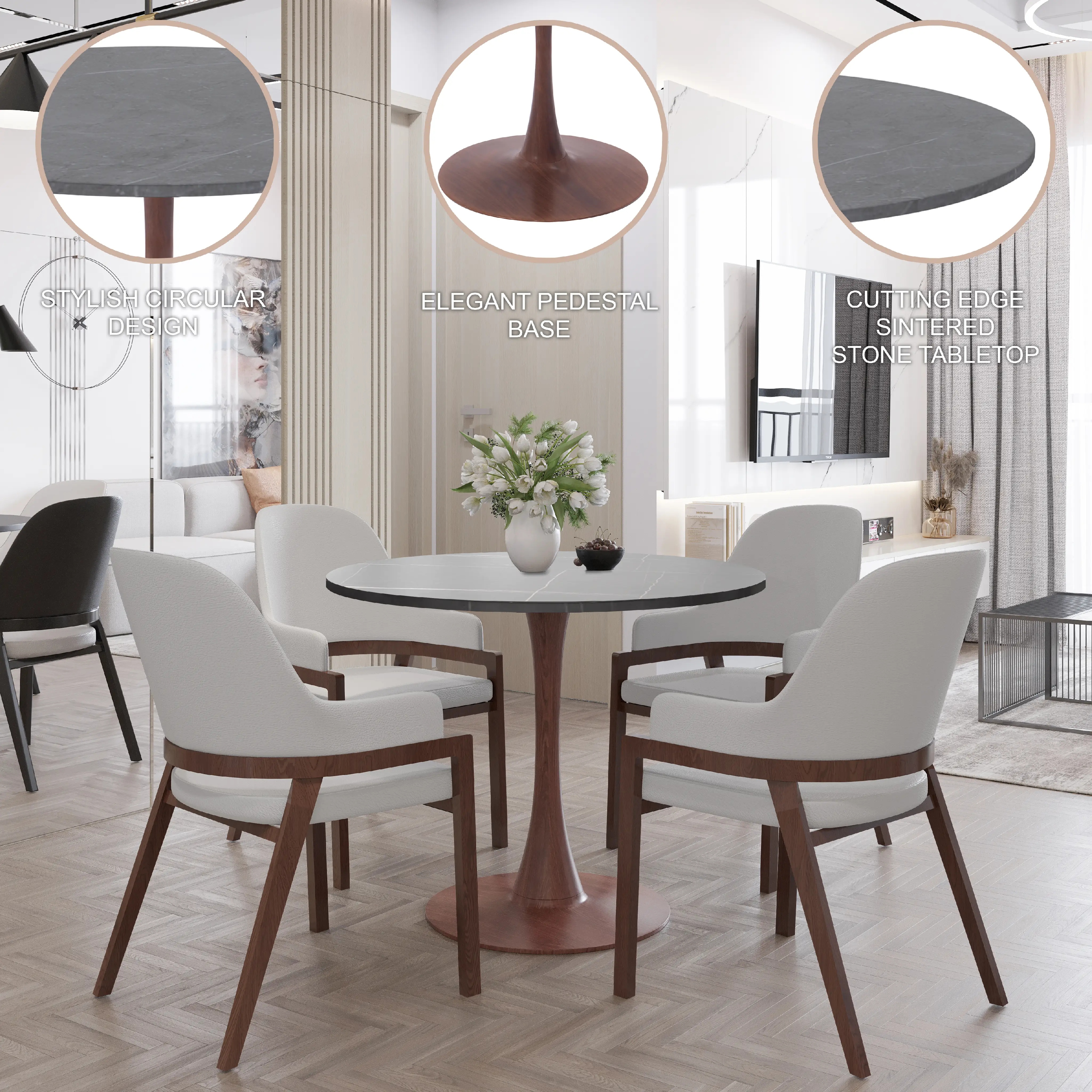 DINING TABLE | RECT TOP 27 | ALDER モモナチュラル ダイニングテーブル