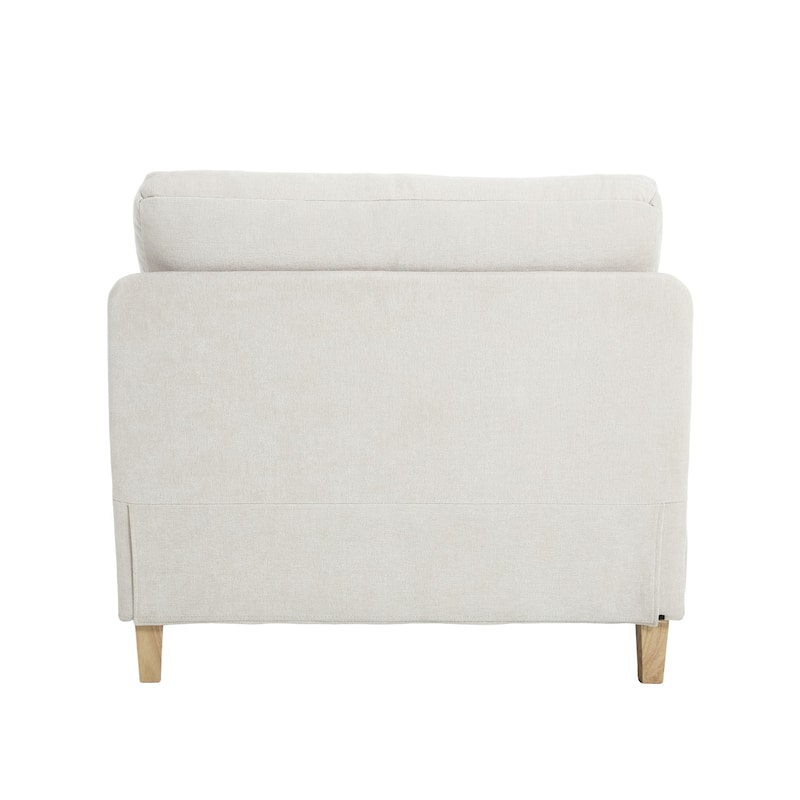 Chenille 3-in-1 Convertible Sofa Bed Chair with 3 Pillows and Storage Pockets