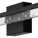 preview thumbnail 12 of 62, JONATHAN Y Baxter 22" 1-Light Modern Contemporary 360-Degree Rotatable Iron/Seeded Acrylic Integrated LED Vanity Light