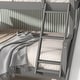 preview thumbnail 7 of 7, Twin over Full Bunk Bed with Solid Slats, Detachable Wood Beds Frame