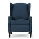 preview thumbnail 55 of 59, Wescott Wingback Pushback Recliner by Christopher Knight Home