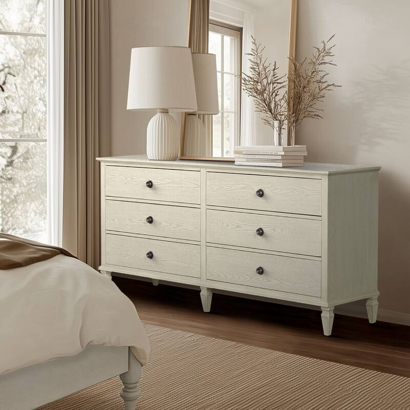 Madison Park Signature Victoria 6-drawer wood dresser (70")