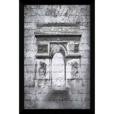 "Vintage Paris 1 in Grey" by Jodi Print on Acrylic
