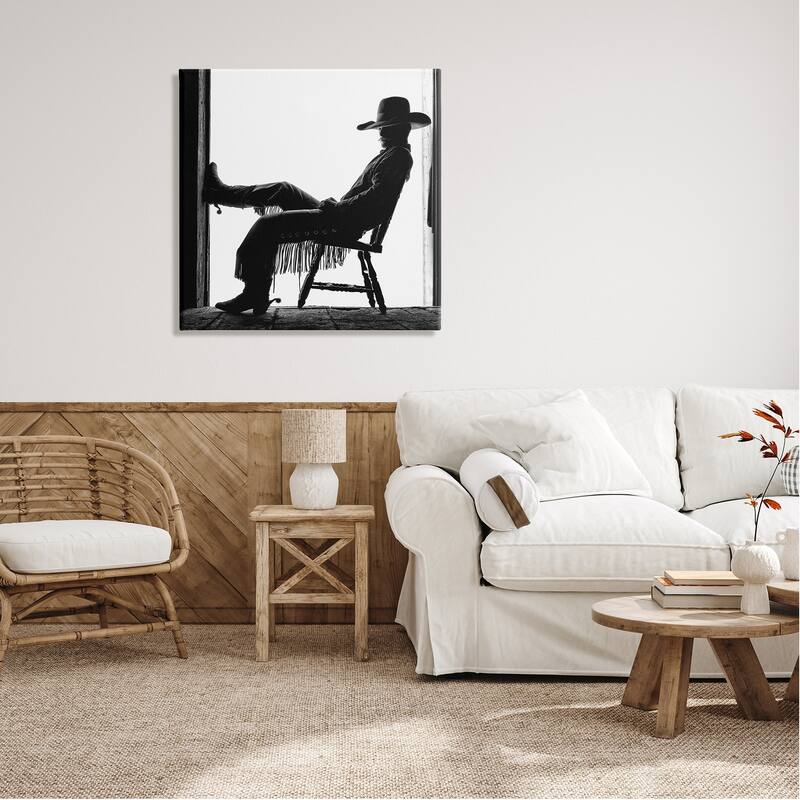 Stupell Southwestern Cowboy Photography Canvas Wall Art Design by PBurchettePhoto