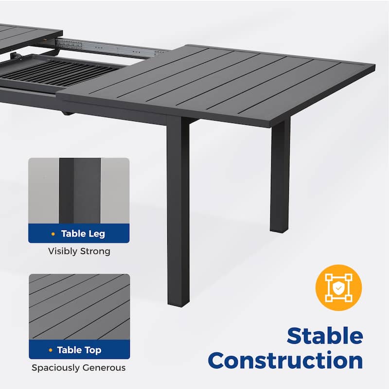 Royalcraft Extendable Aluminum Outdoor Dining Table