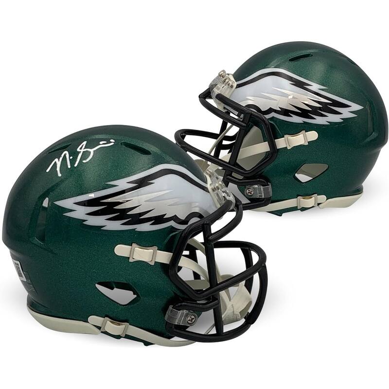 Nick Sirianni Autographed Philadelphia Eagles Signed Football Mini Helmet Beckett COA - 8' x 11'