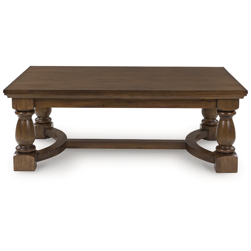 Signature Design by Ashley Sturlayne Brown Coffee Table - 52"W x 32"D x 19"H