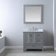 preview thumbnail 104 of 110, Altair Isla Single Bathroom Vanity Set and Aosta White Countertop with Mirror