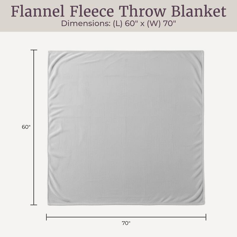 Flannel Fleece Throw Blanket by Windsor Home