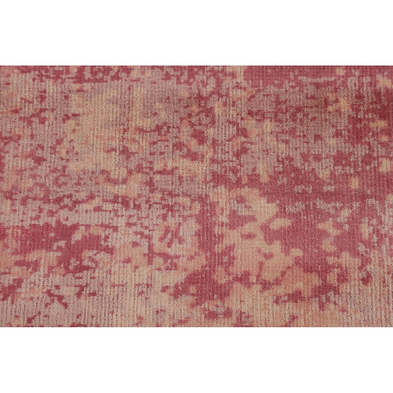 Indian Abstract Modern Area Rug Handmade Wool Carpet - 6'7"x 9'8"
