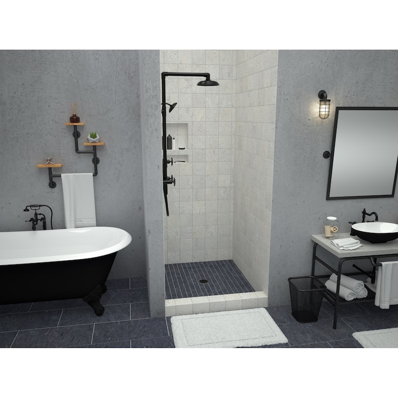 Tile Redi P4236CPVC Redi Base 36" x 42" Rectangular Shower Base with