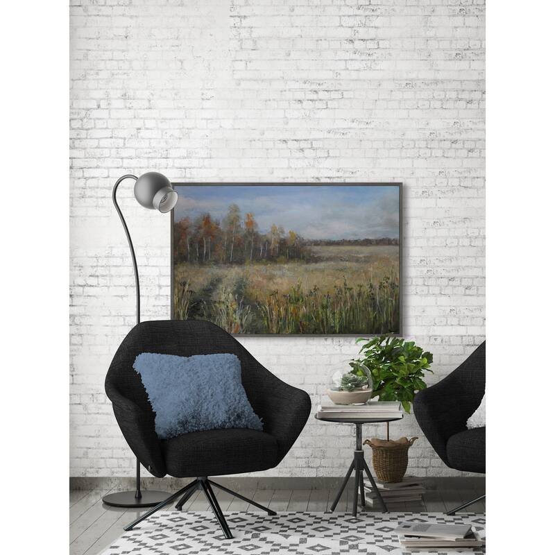 Summertime Fields Floater Framed Print on Canvas
