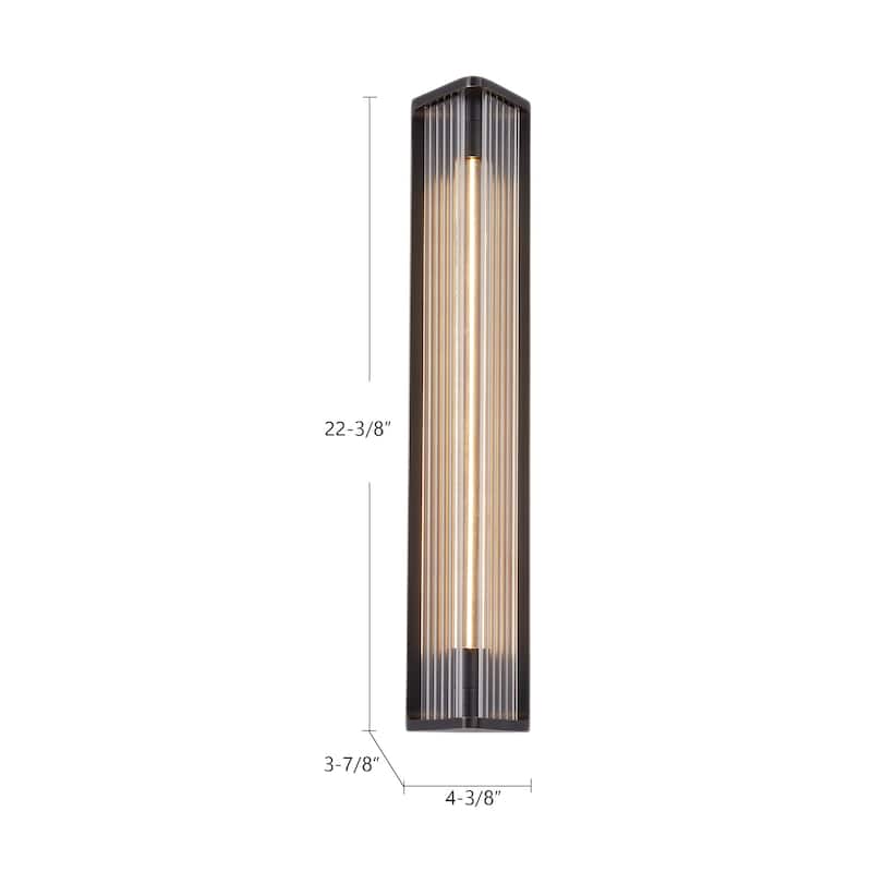 Alora Lighting WV339123CR Sabre 16" Tall LED Wall Sconce