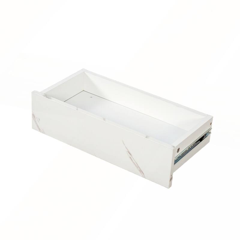16.93IN High LED Coffee Table with Storage